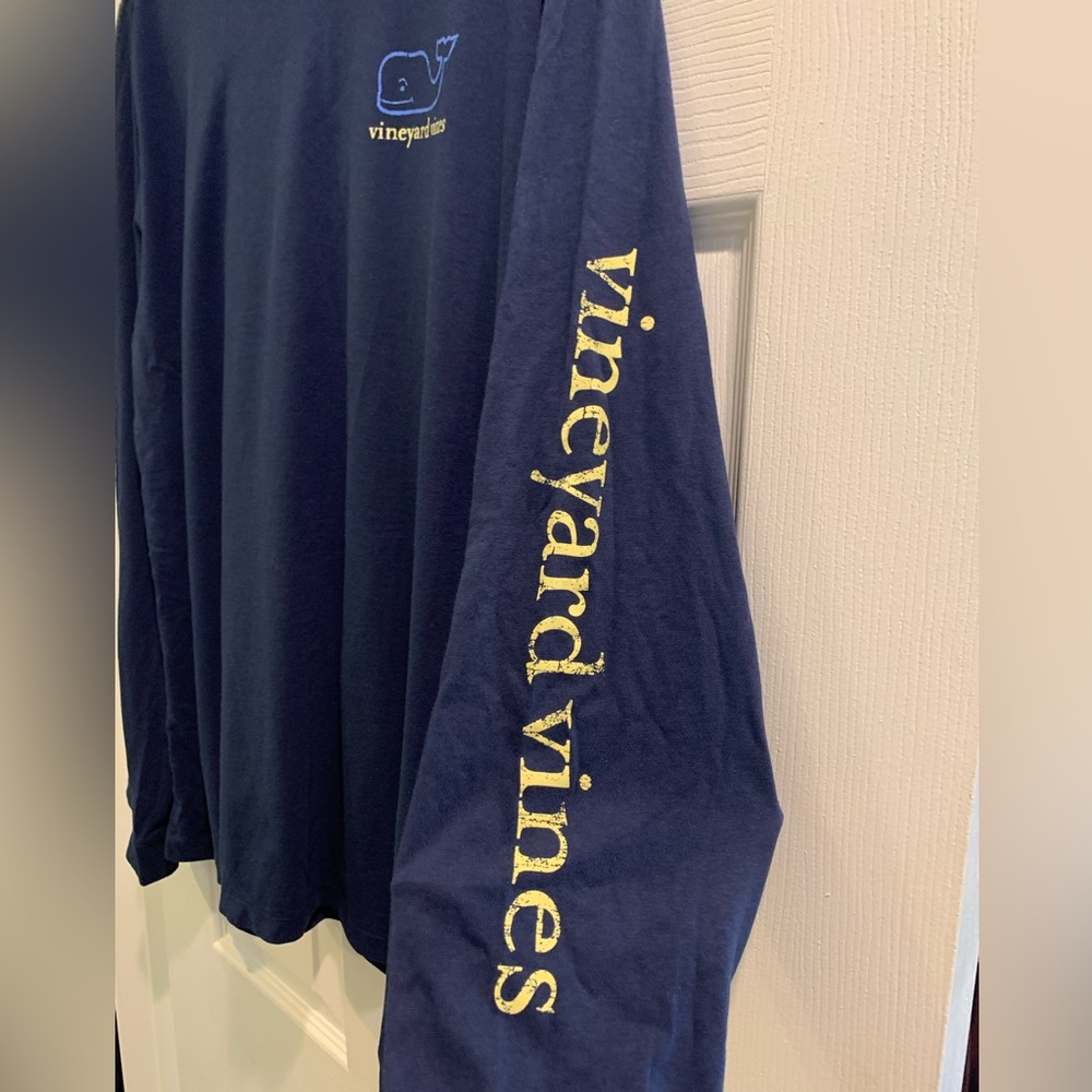 Vineyard Vines Blue Long Sleeve Tee - Picture 5 of 6